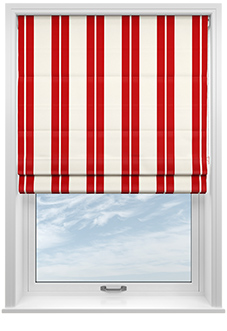 The British Stripe Co. Edward, London No.1 - Twist&Fit Roman Blind